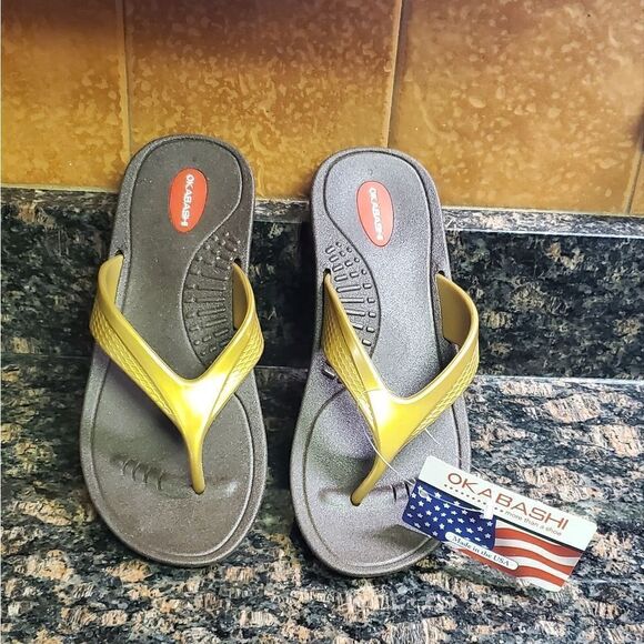 Okabashi Marina Flip Flop- Size ML or 8-9 Women's - Picture 2 of 6